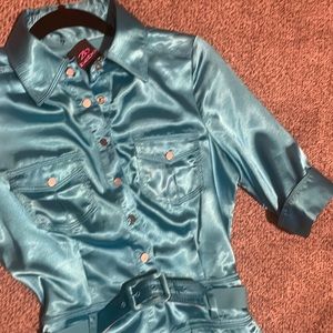 Teal Bebe 2 dress.  Size small  worn twice
